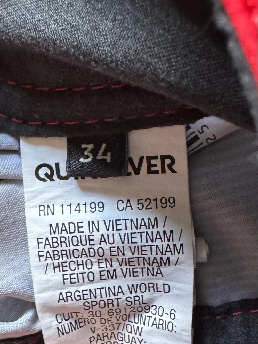 Quiksilver description classic